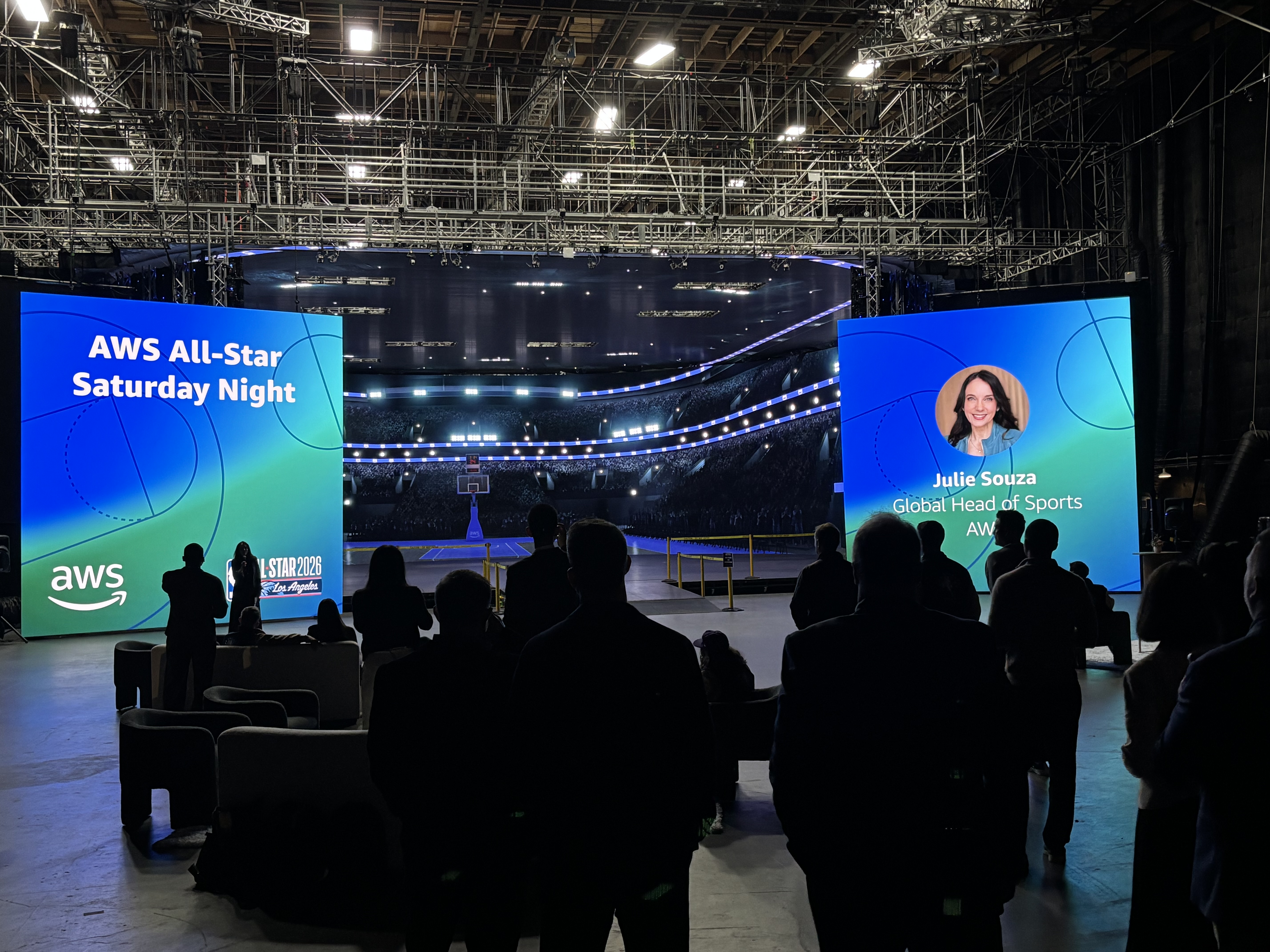 AWS All-Star Saturday Night stage