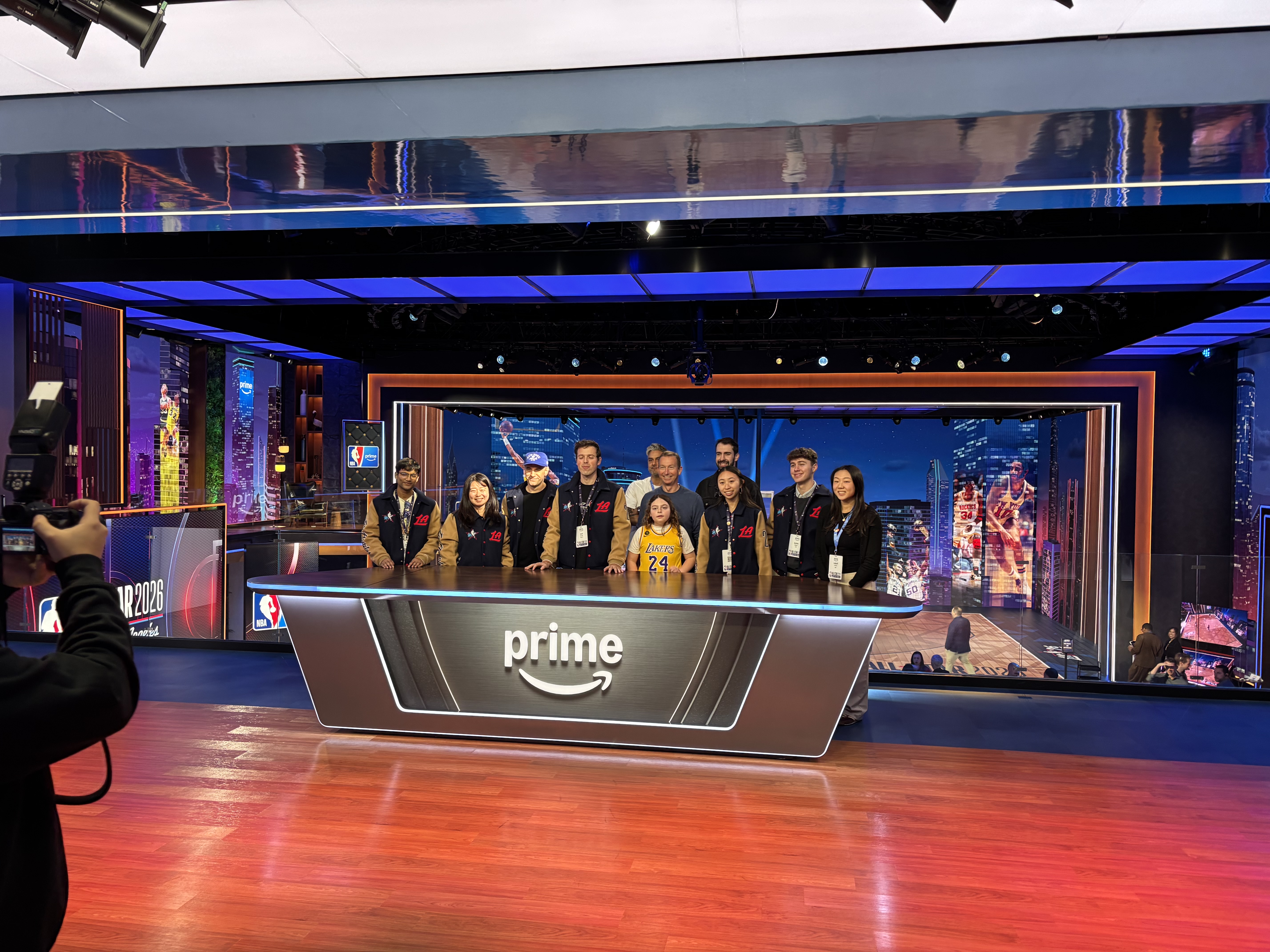 AWS x NBA production team